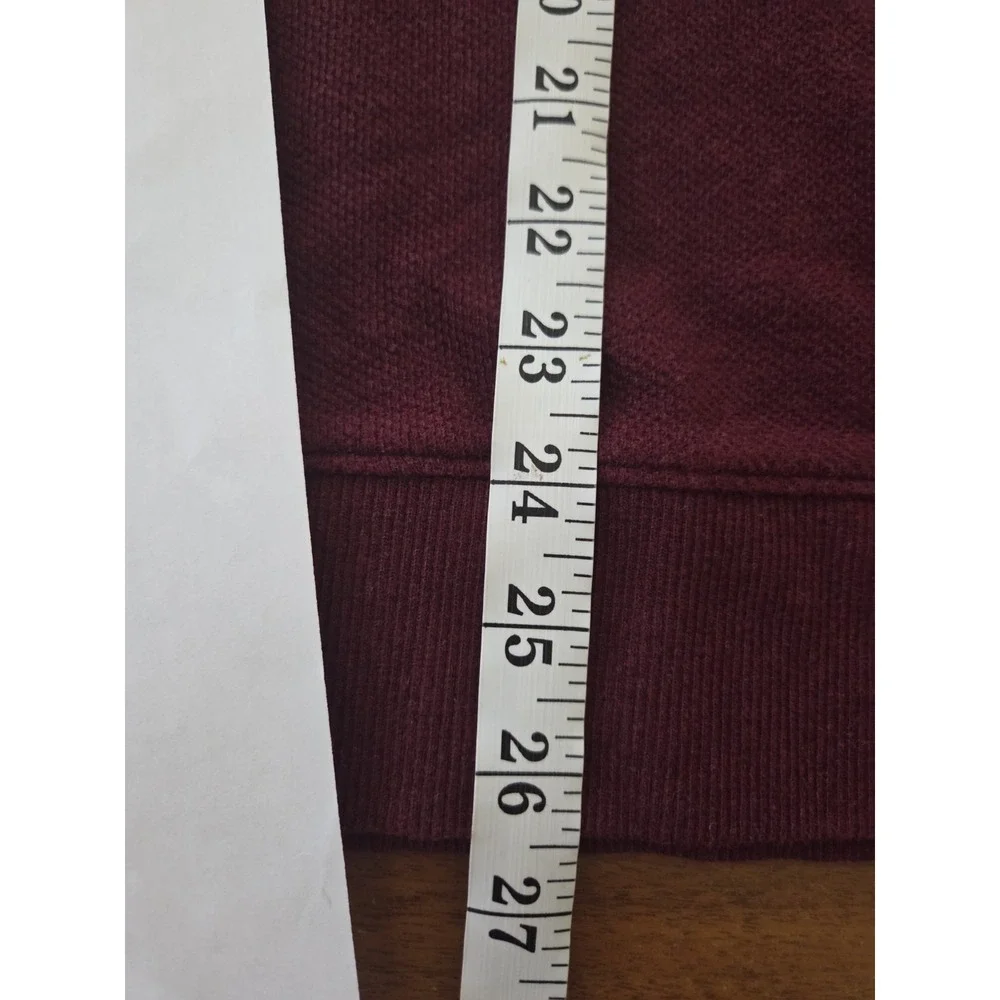 Vineyard Vines Hamilton‎ Quarter Zip pullover Men's Large Burgundy